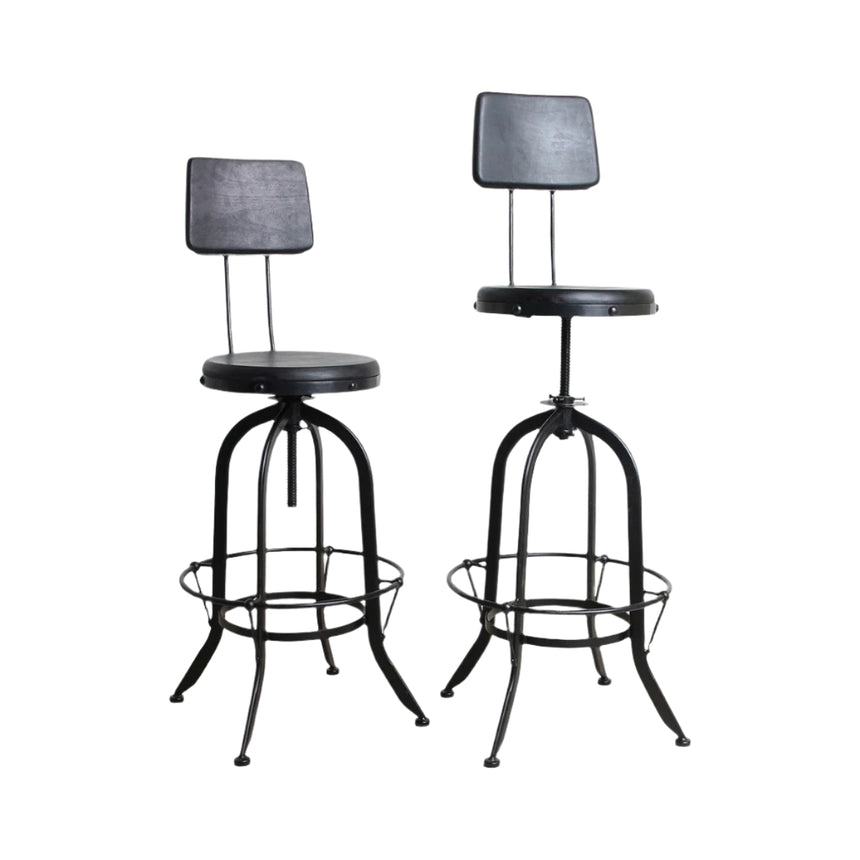 Vintage fém bárszék