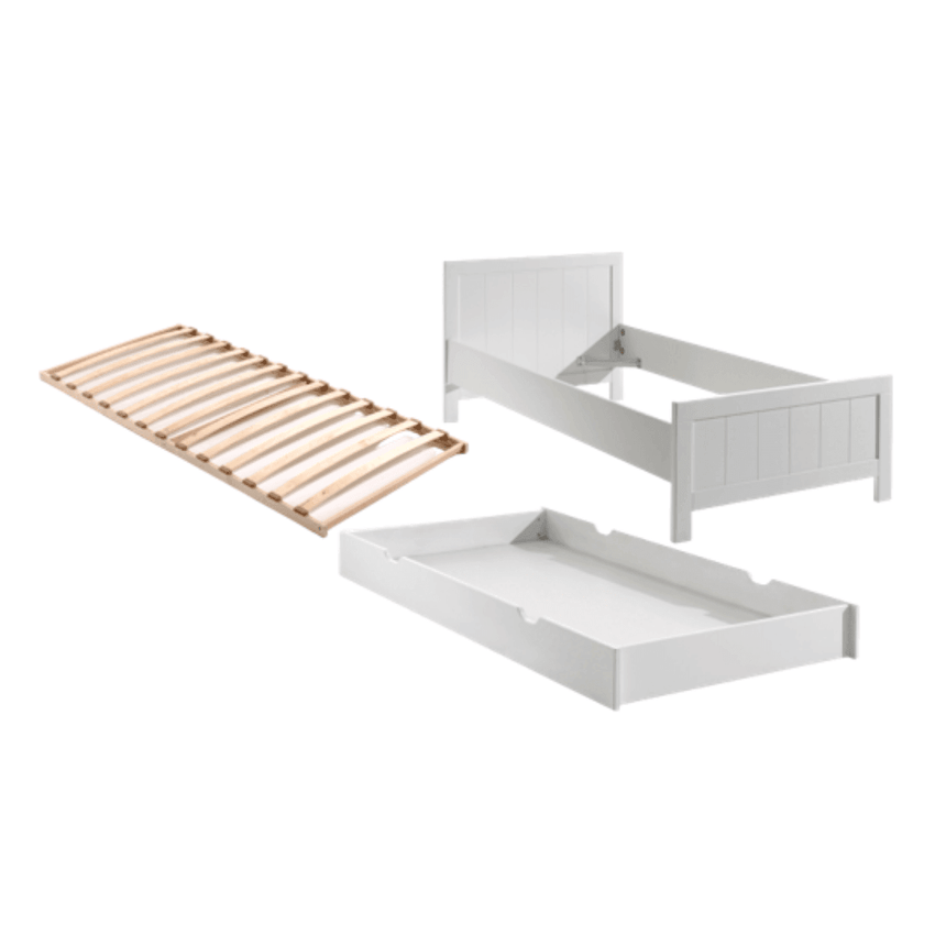 Erik wooden children's bed, 90x200 set