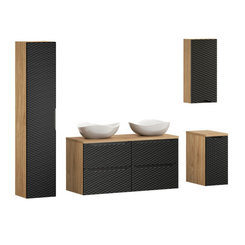 Baggy woven chenille pouf