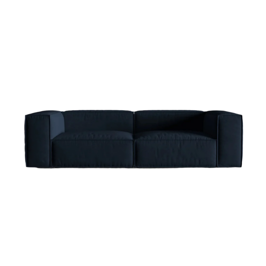 Ruby 2-seater velvet sofa