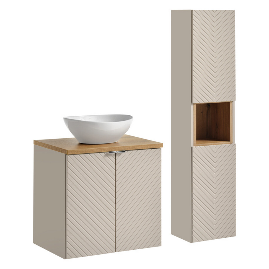 Baggy woven chenille pouf