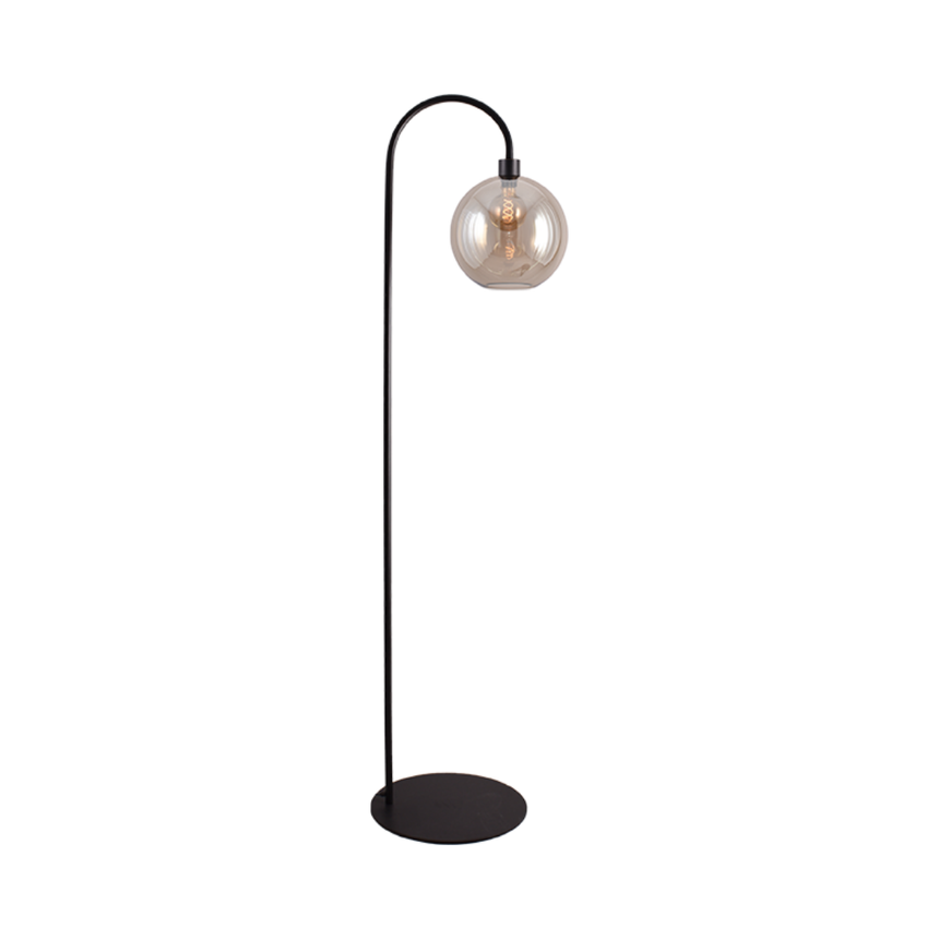 Lava 3-bulb dark gray glass pendant lamp