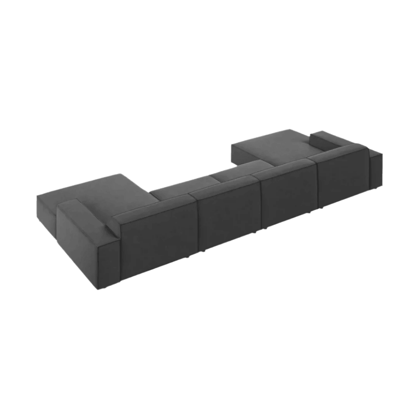 Jodie U-Shaped Velvet Sofa