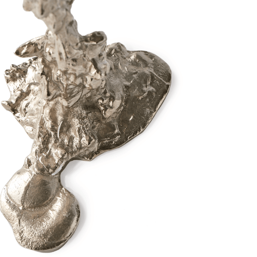 Drip metal candle holder 25cm