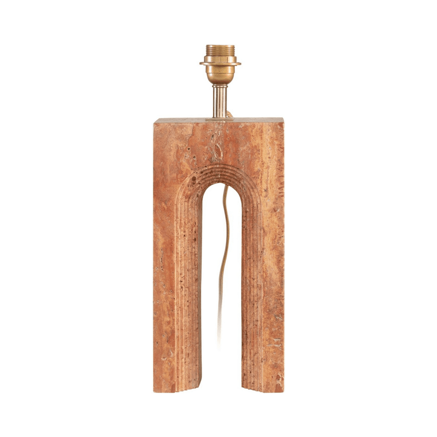 Reso One limestone table lamp base