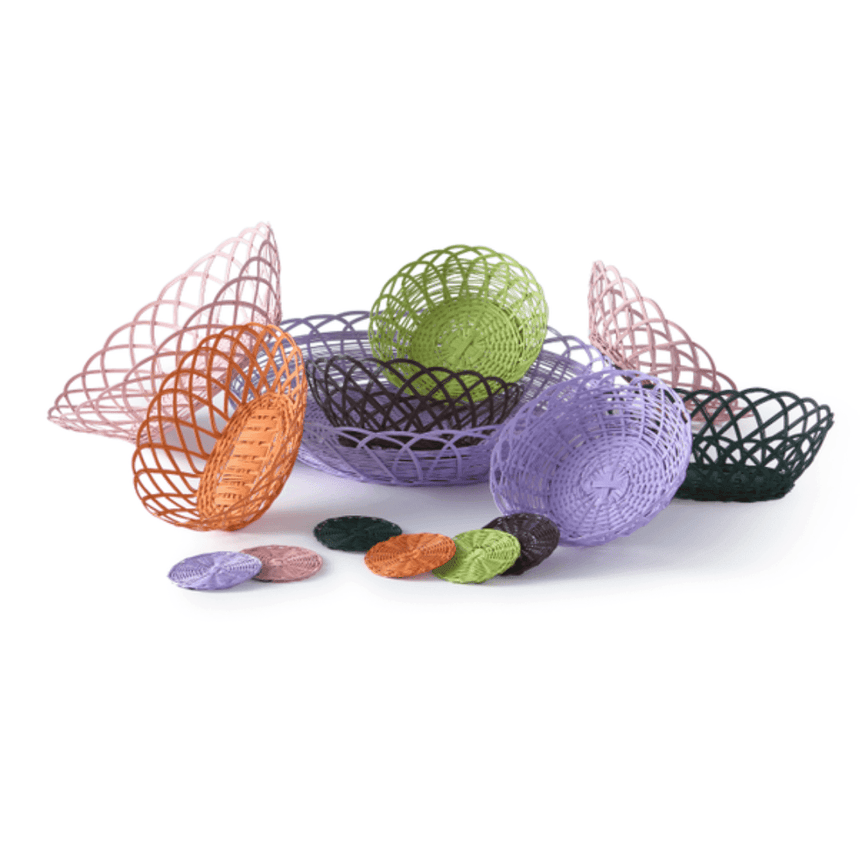 Bakkie Lace fém kosár Ø40