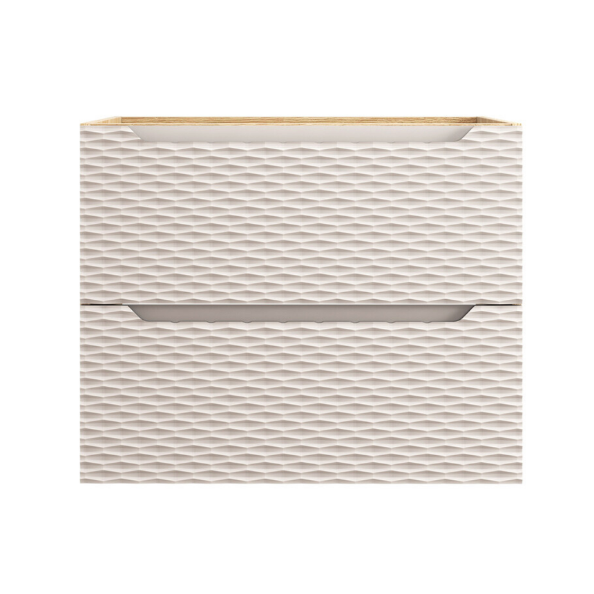 Baggy woven chenille pouf