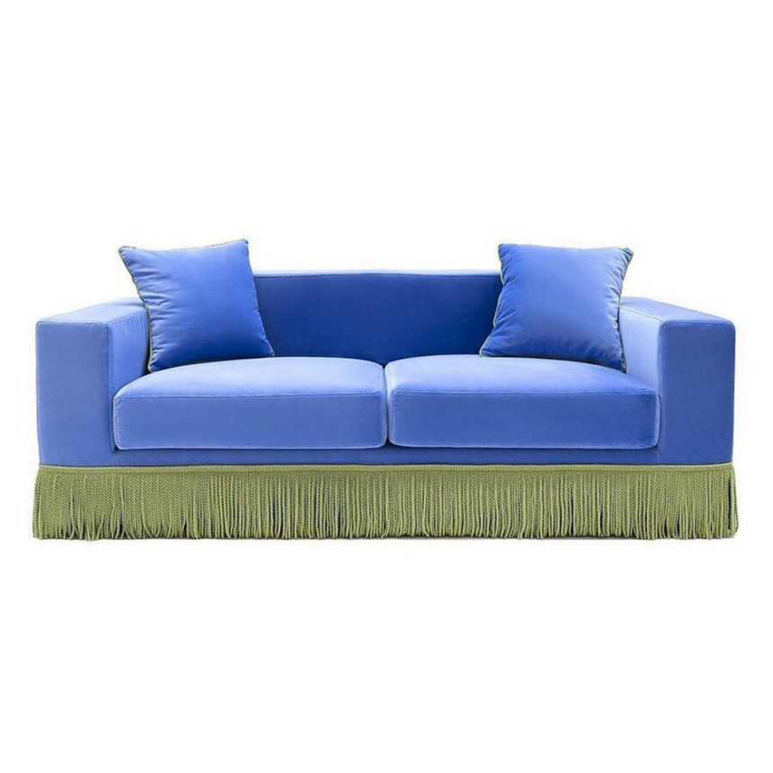 Gothit bársony kanapé