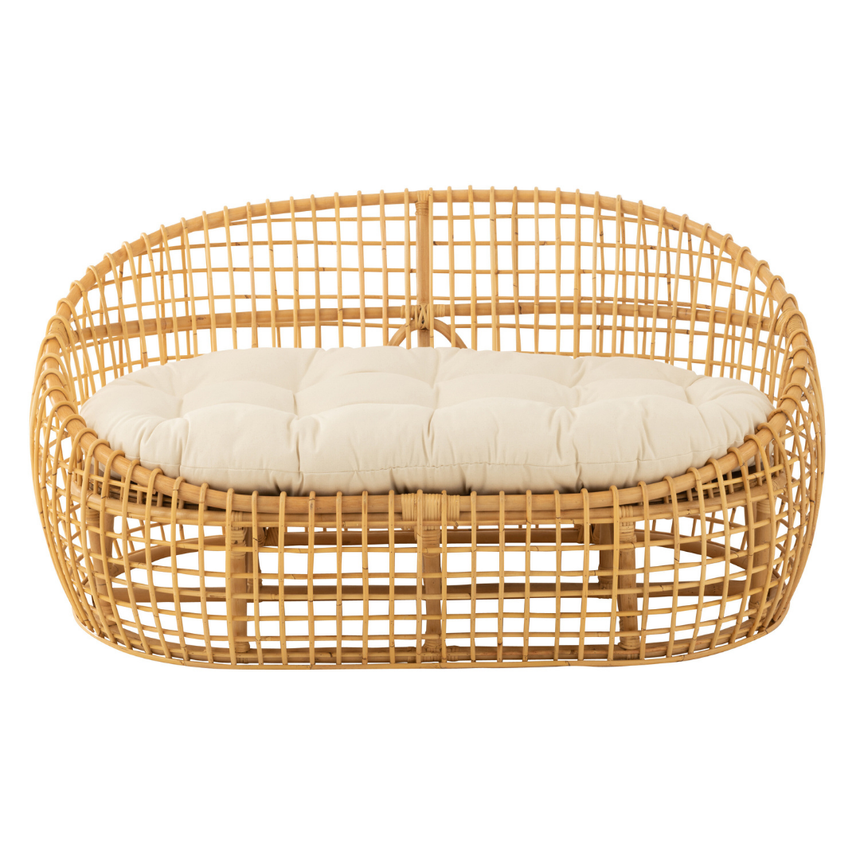 Lise 2-seater fabric sofa