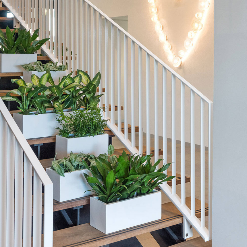 Balcony stone flower pot 50x20