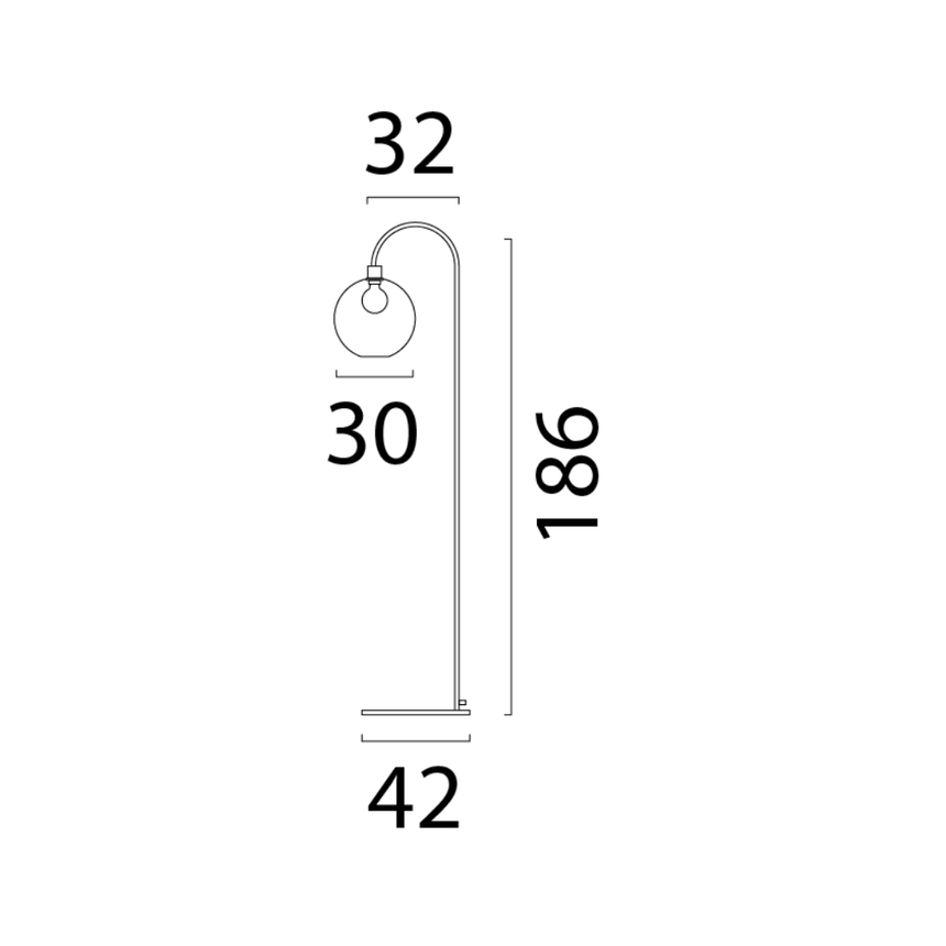 Lava 3-bulb dark gray glass pendant lamp