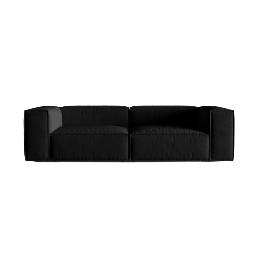 Ruby 2-seater velvet sofa