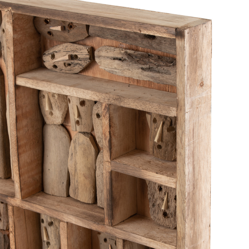 Family Masks fa fali dekoráció