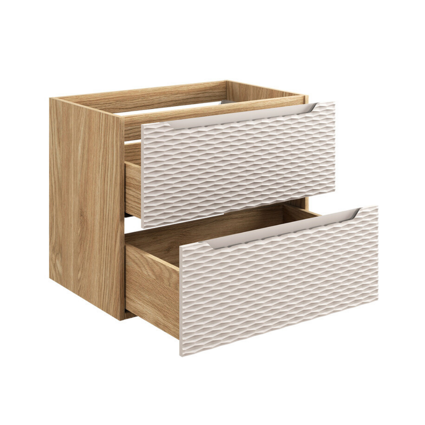 Baggy woven chenille pouf