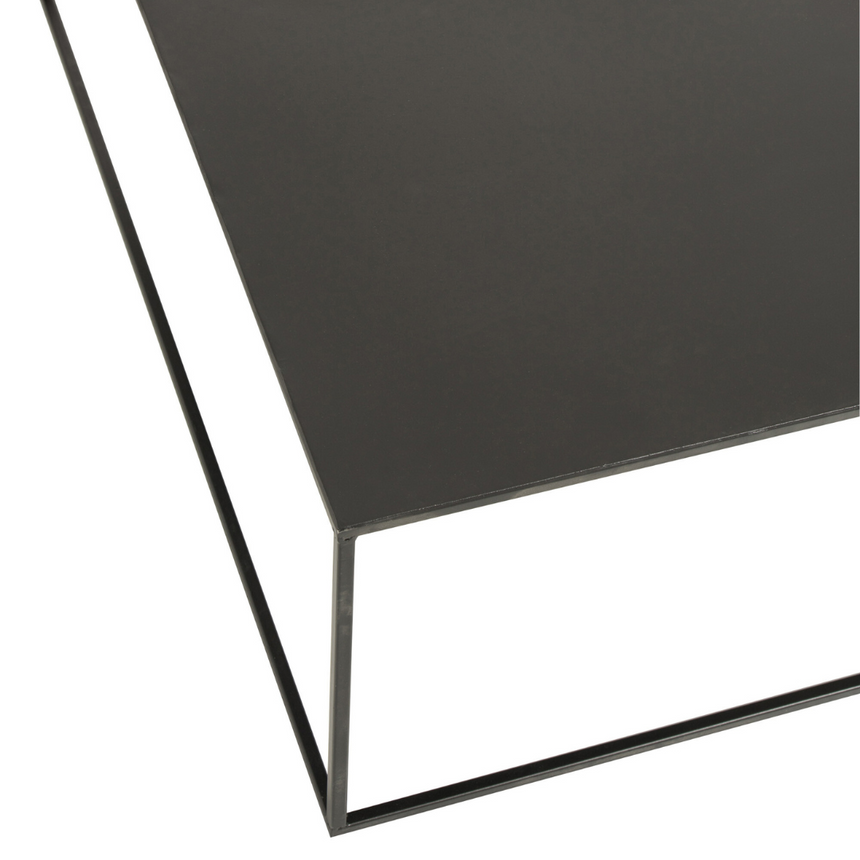 River metal coffee table