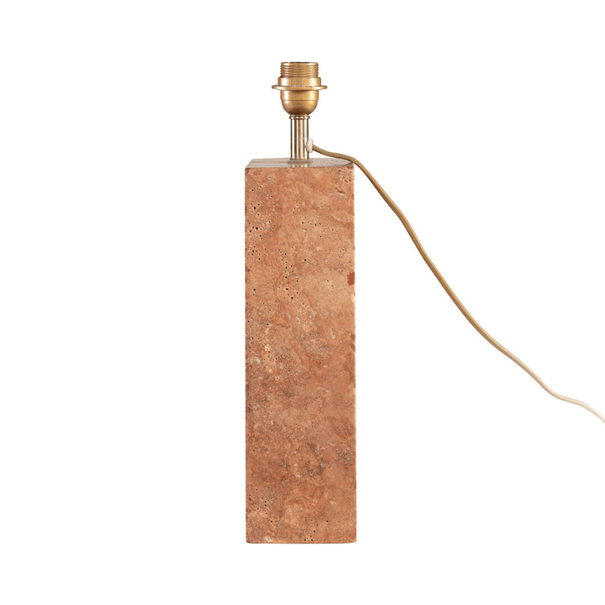 Reso One limestone table lamp base