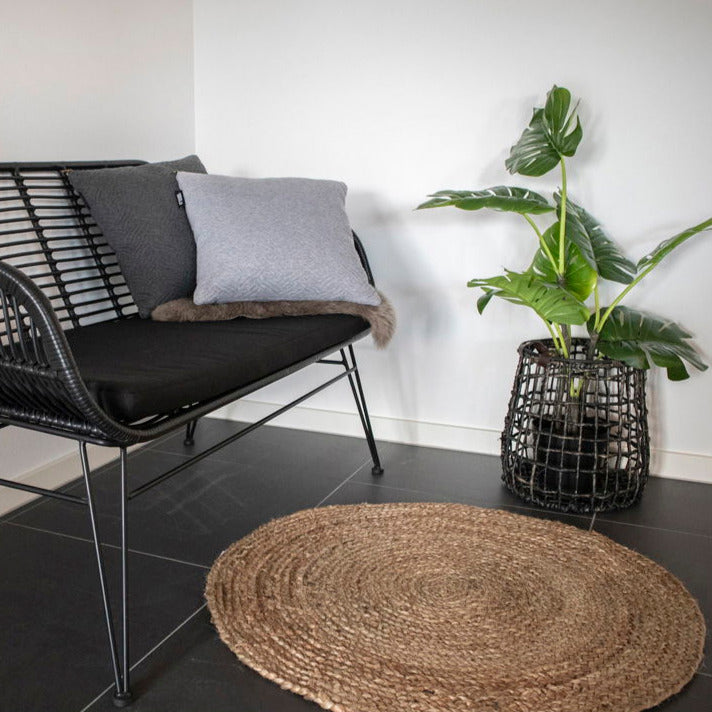 Bombay kerek juta szőnyeg