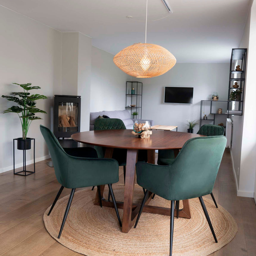 Bombay kerek juta szőnyeg