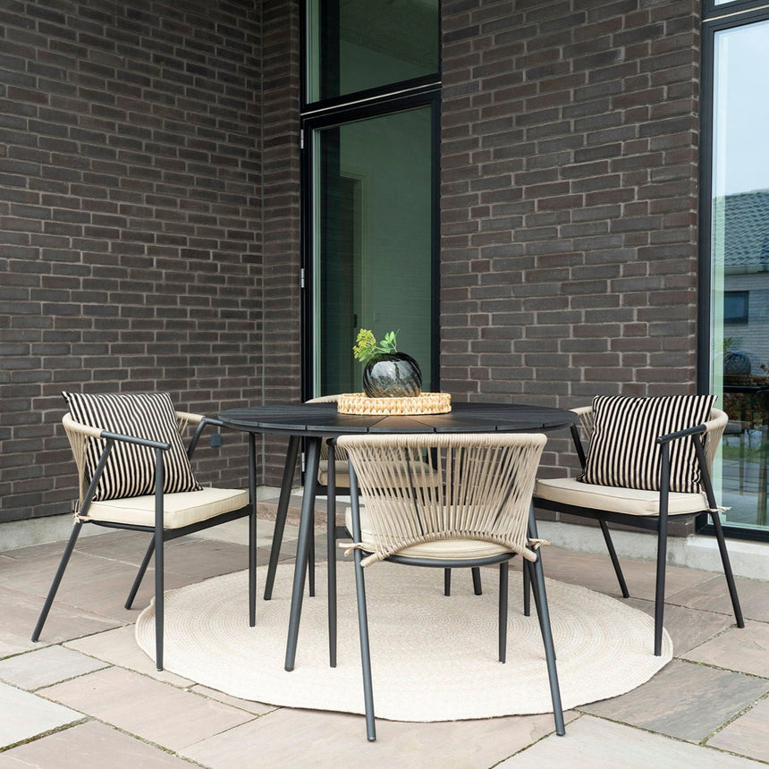 Menorca kerek PP kerti szőnyeg