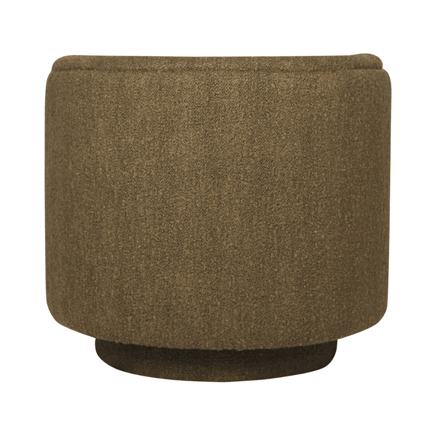Savoy fabric swivel armchair