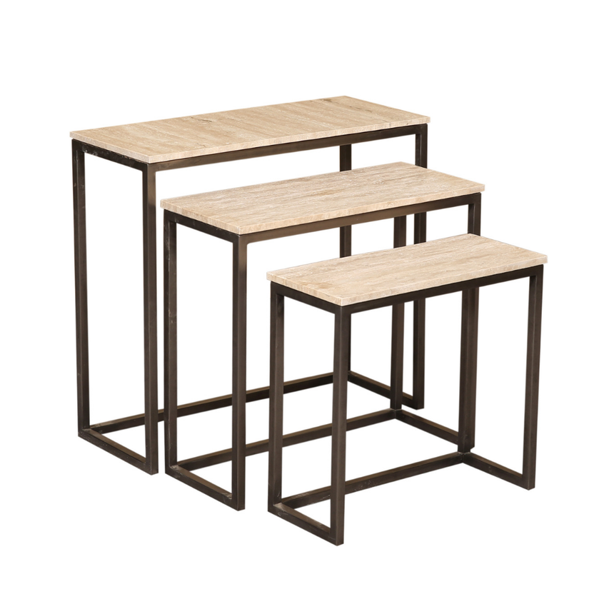 Noa wooden bedside table