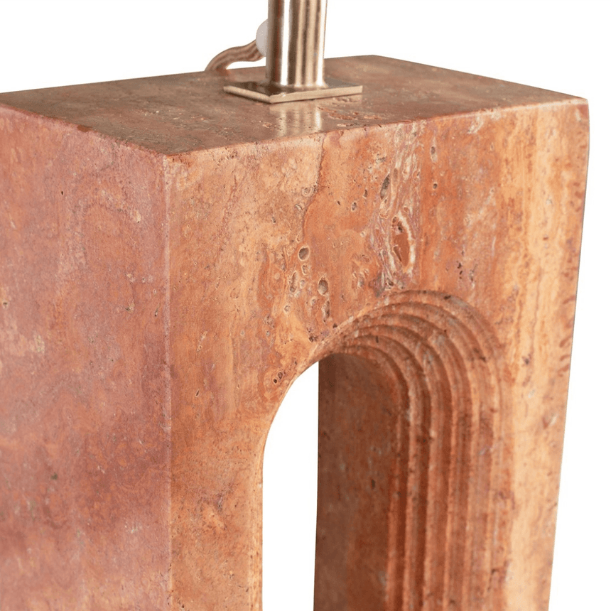 Reso One limestone table lamp base