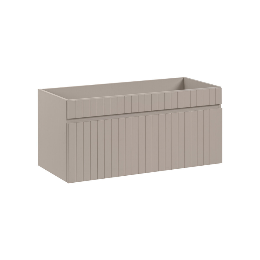 Baggy woven chenille pouf