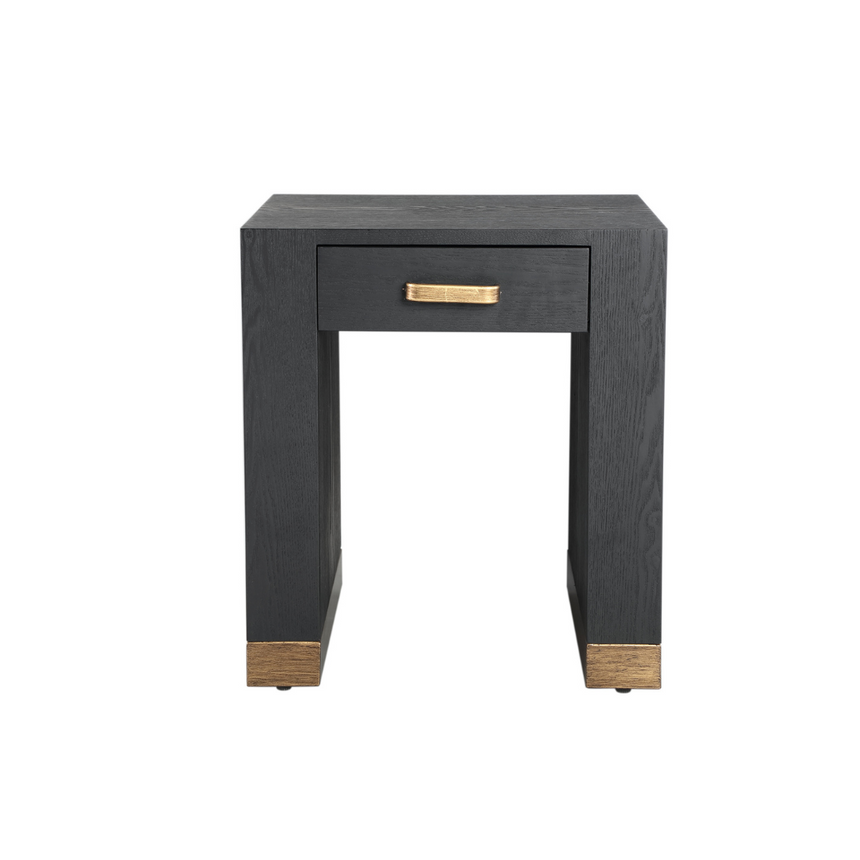 Noa wooden bedside table