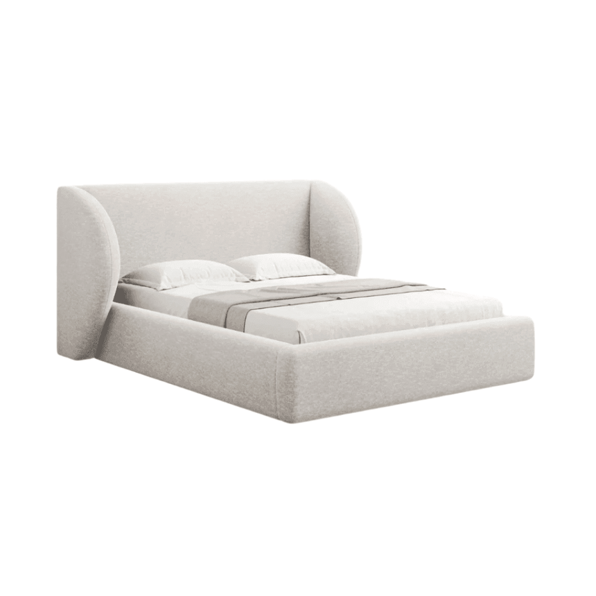 Miley chenille bed frame 200x200