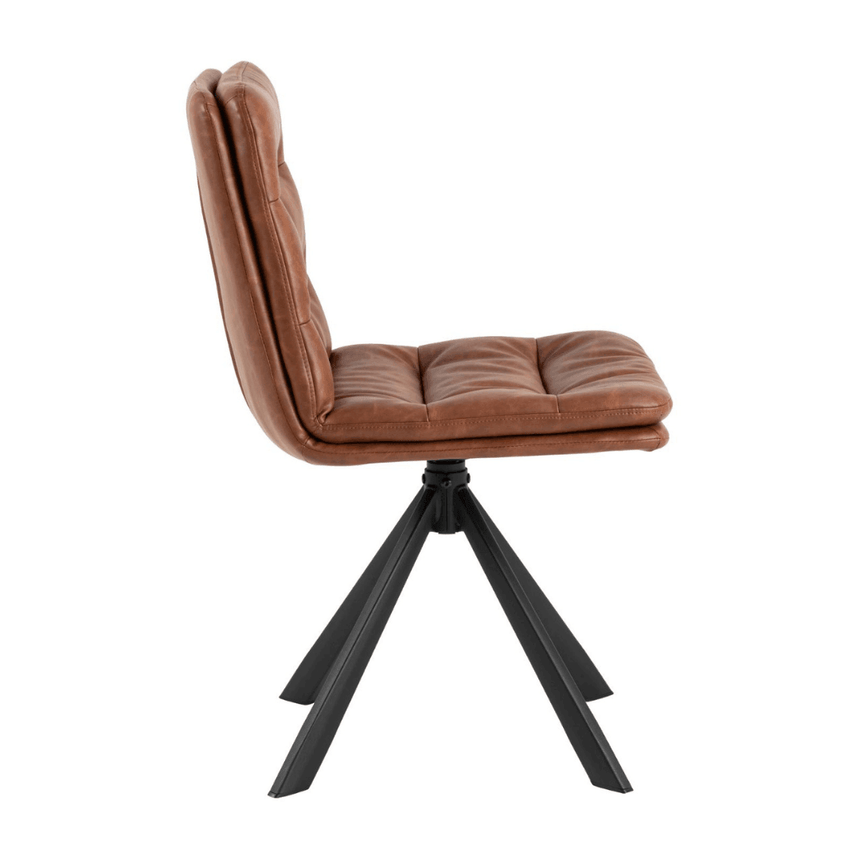 Dean textile leather swivel chair