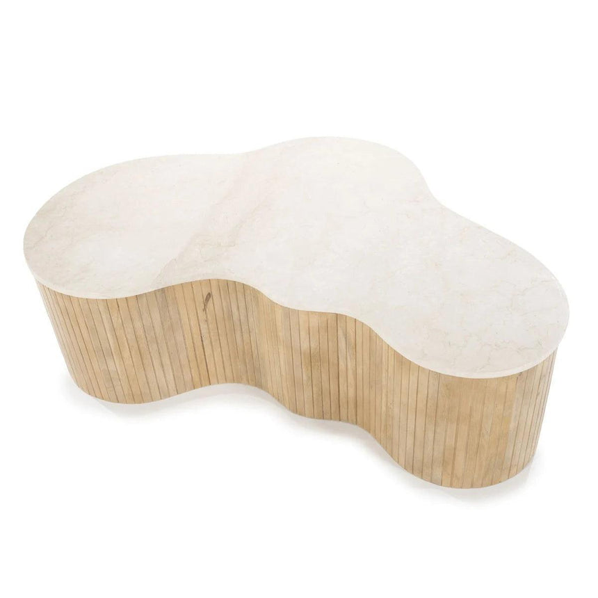 Kira marble coffee table 129x84