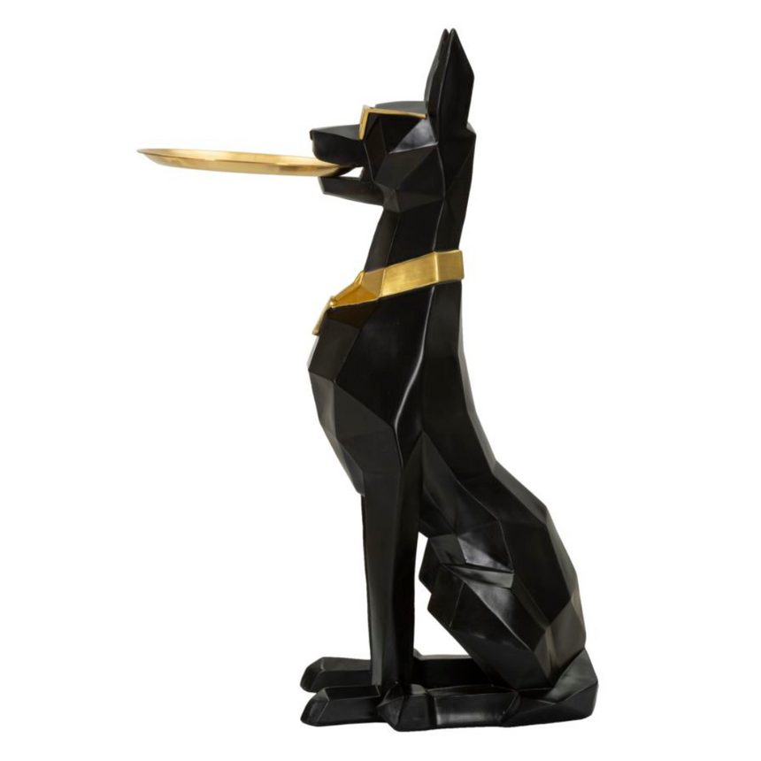 Monkey resin table lamp 34cm