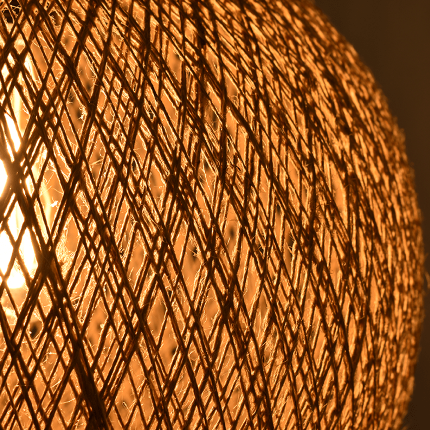 Corda fabric floor lamp