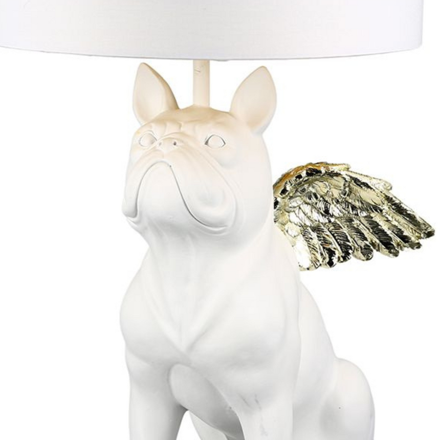 Monkey resin table lamp 34cm