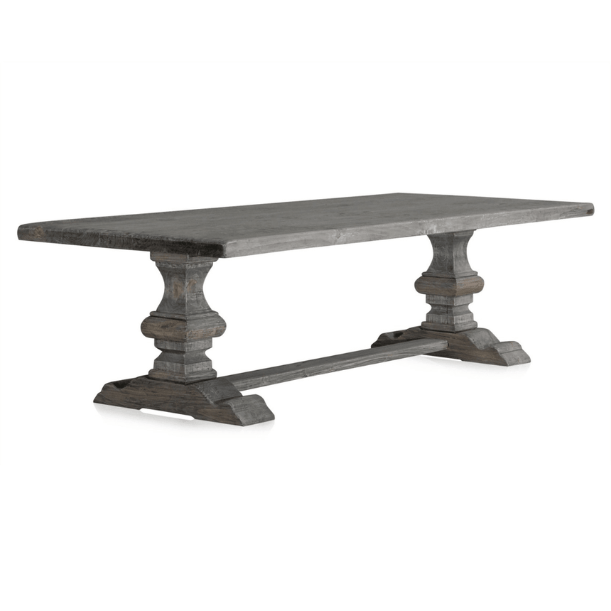 Column wooden dining table 330x110