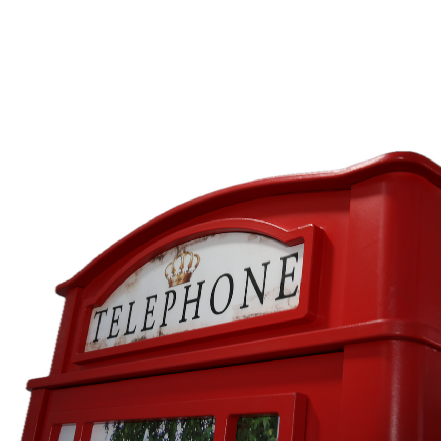 Phone Booth Wooden Kids Cabinet