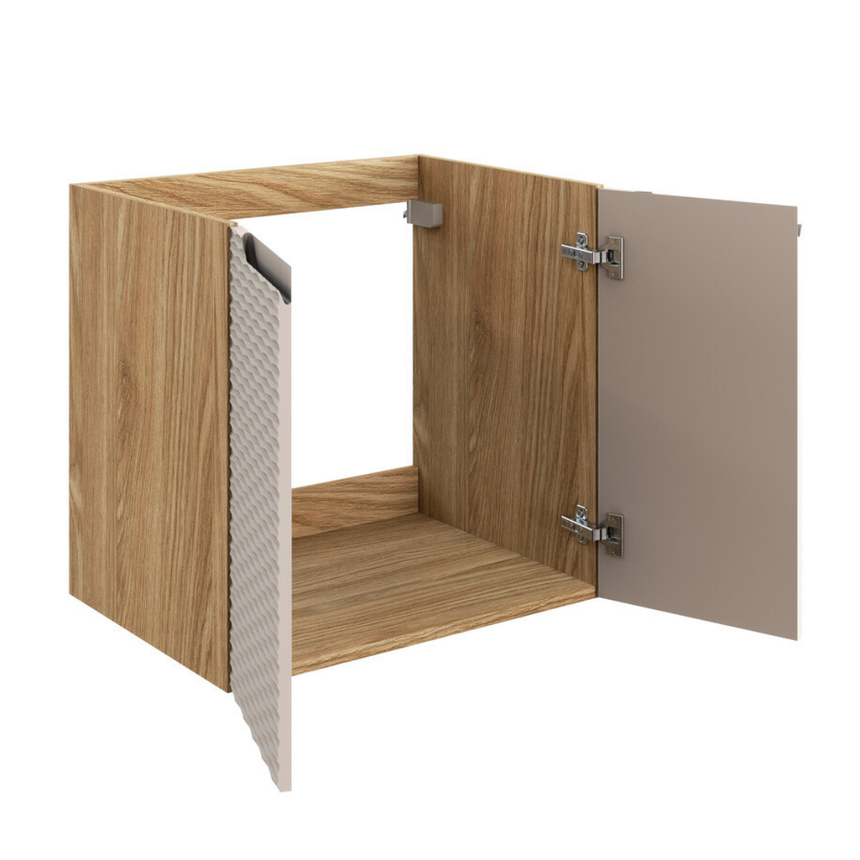 Baggy woven chenille pouf