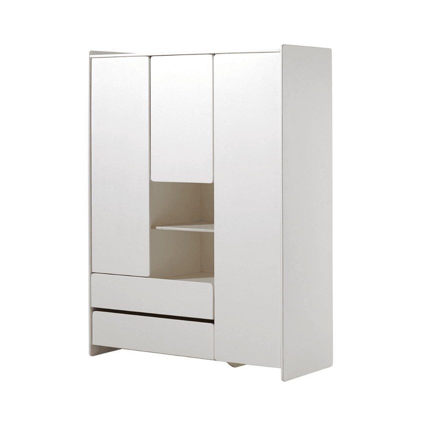 Kiddy 3-door wooden children's wardrobe