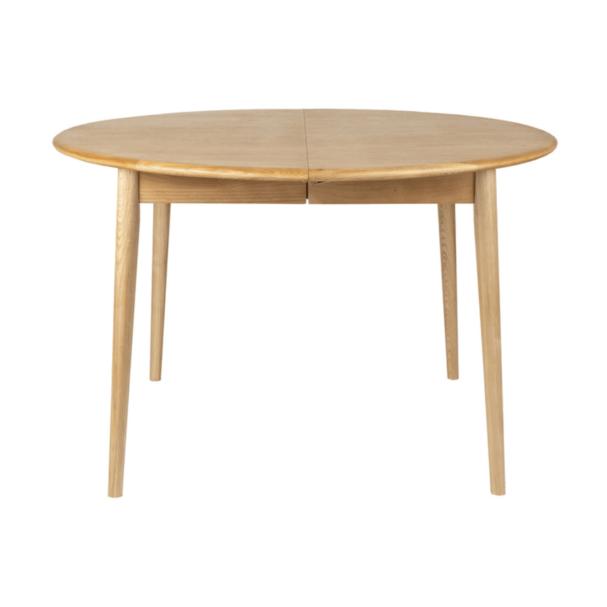 Twist extendable wooden dining table Ø120