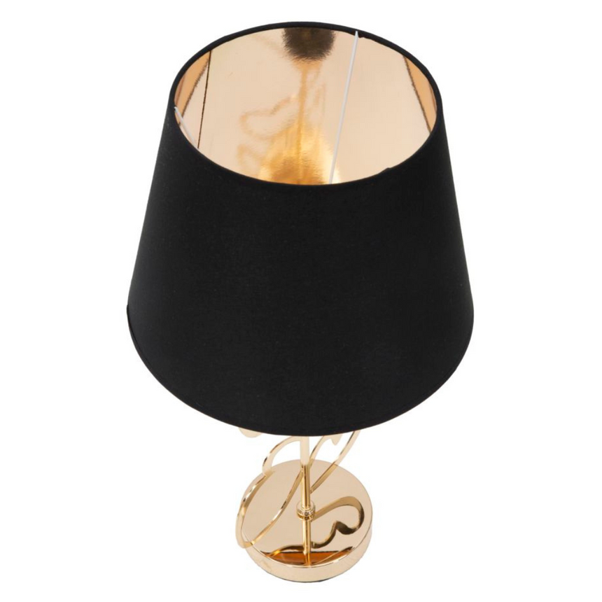 Glam Hearts fém asztali lámpa