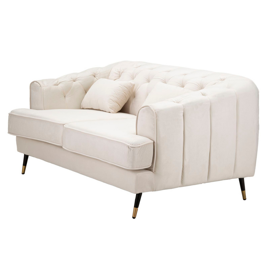 Praga 2-seater velvet sofa