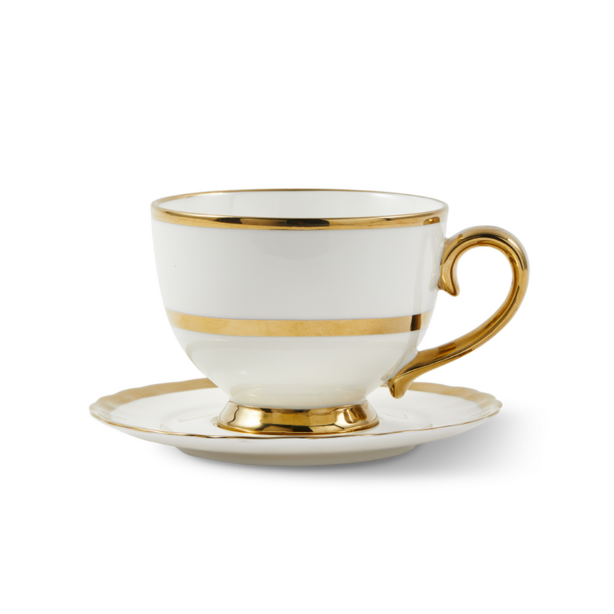 Golden Finds porcelán teás csésze szett