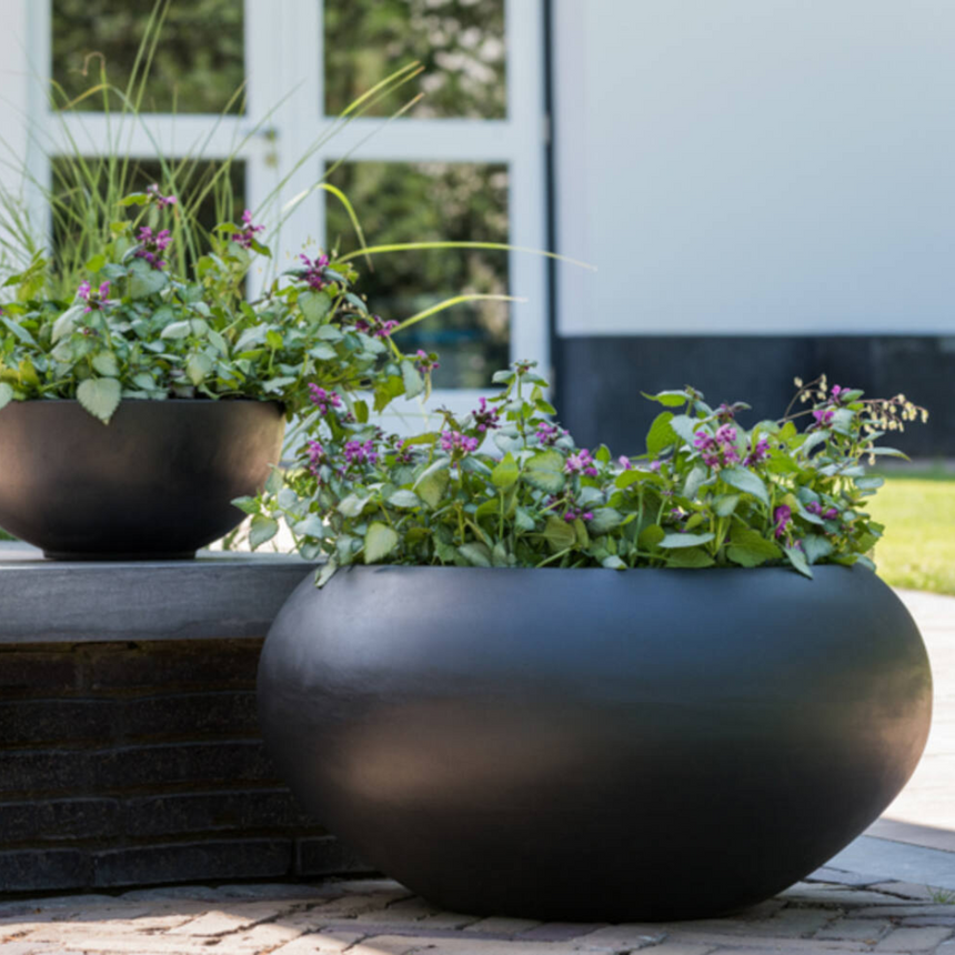 Cora stone flower pot Ø47