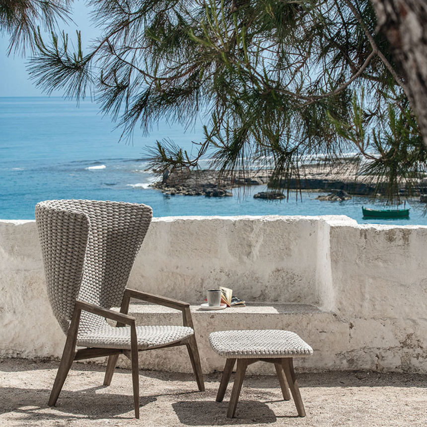 Knit Lounge kerti fotel