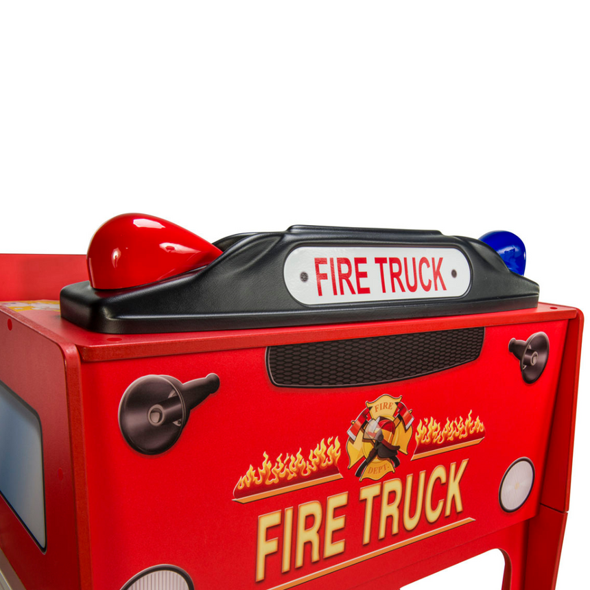 Fire Truck wooden bunk bed