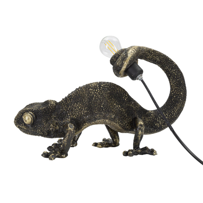 Camaleonte műgyanta asztali lámpa