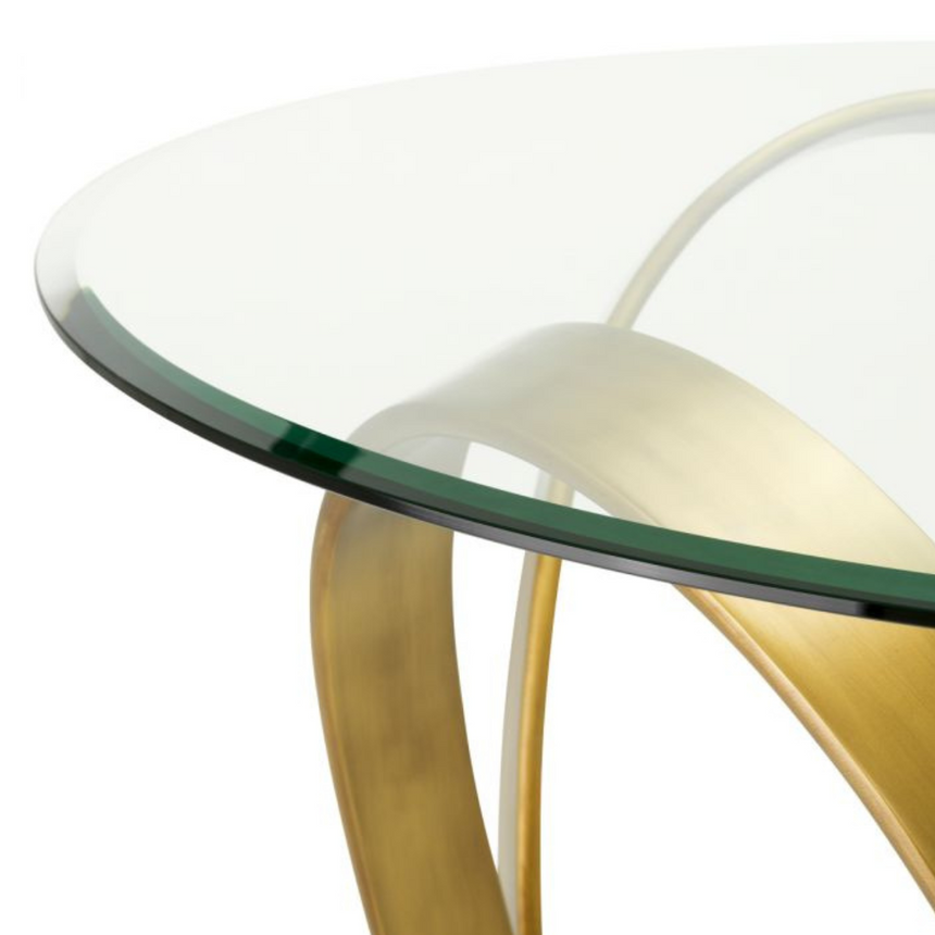 Soquel glass coffee table