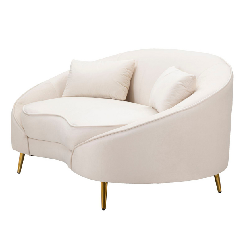 Oslo 2-seater velvet sofa