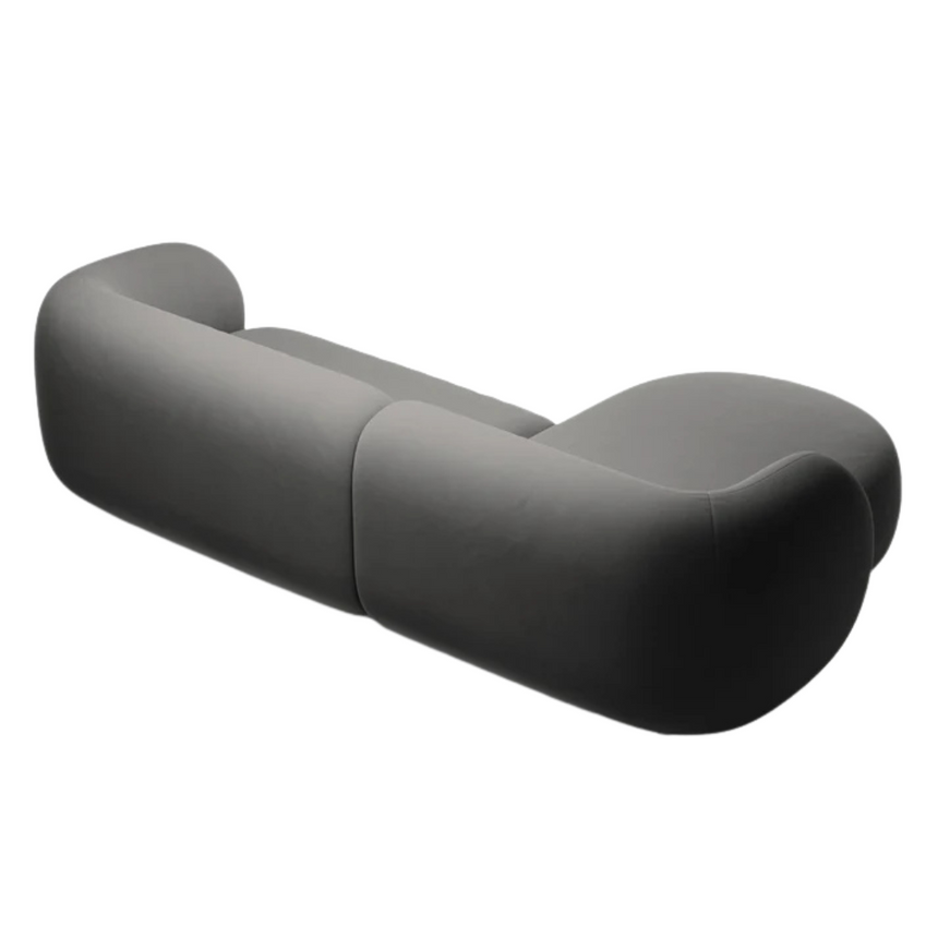 Kate bársony sarokkanapé 285cm