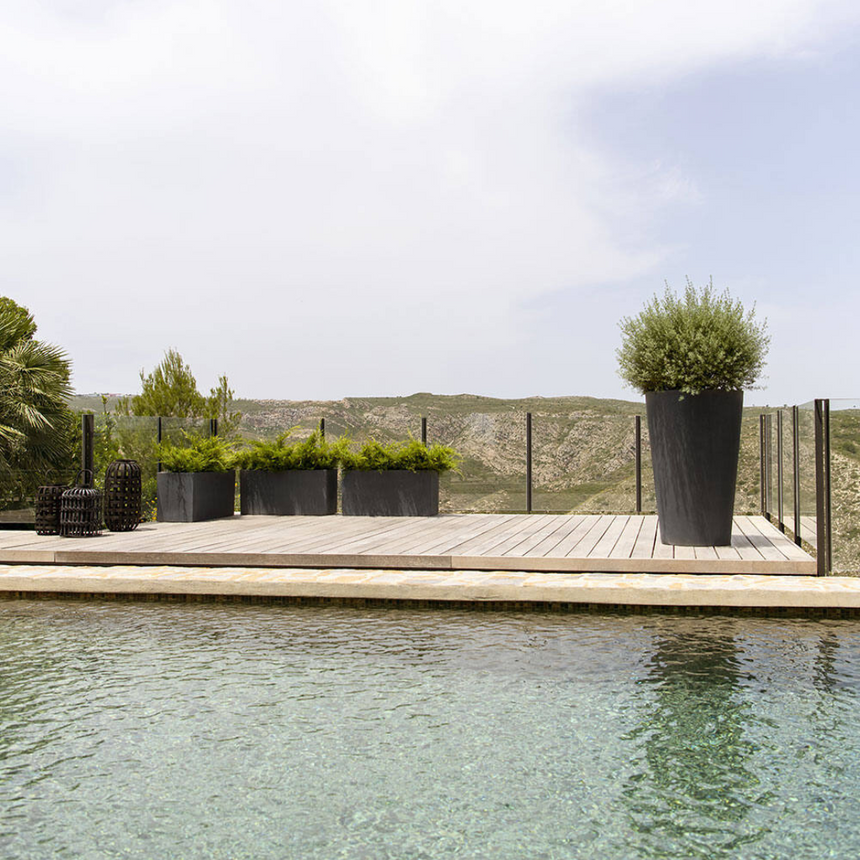 Belle stone flower pot Ø47